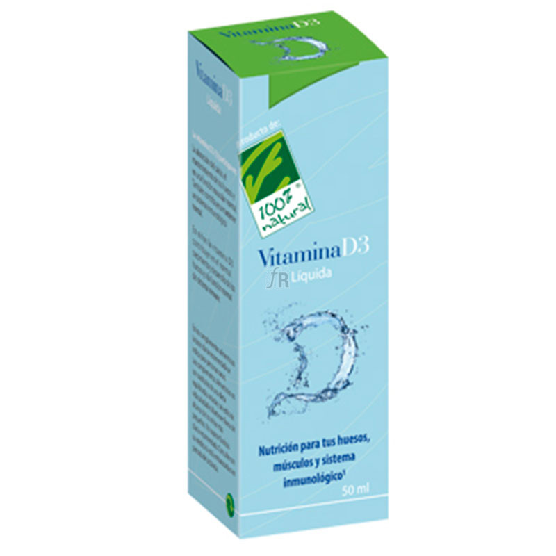Cien por Cien Natural Vitamina D3 Liquida 50 Ml 