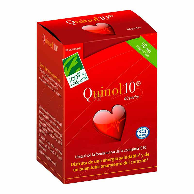 Cien por Cien Natural Quinol 10 100 Mg 60 Cápsulas Cienpor Cien