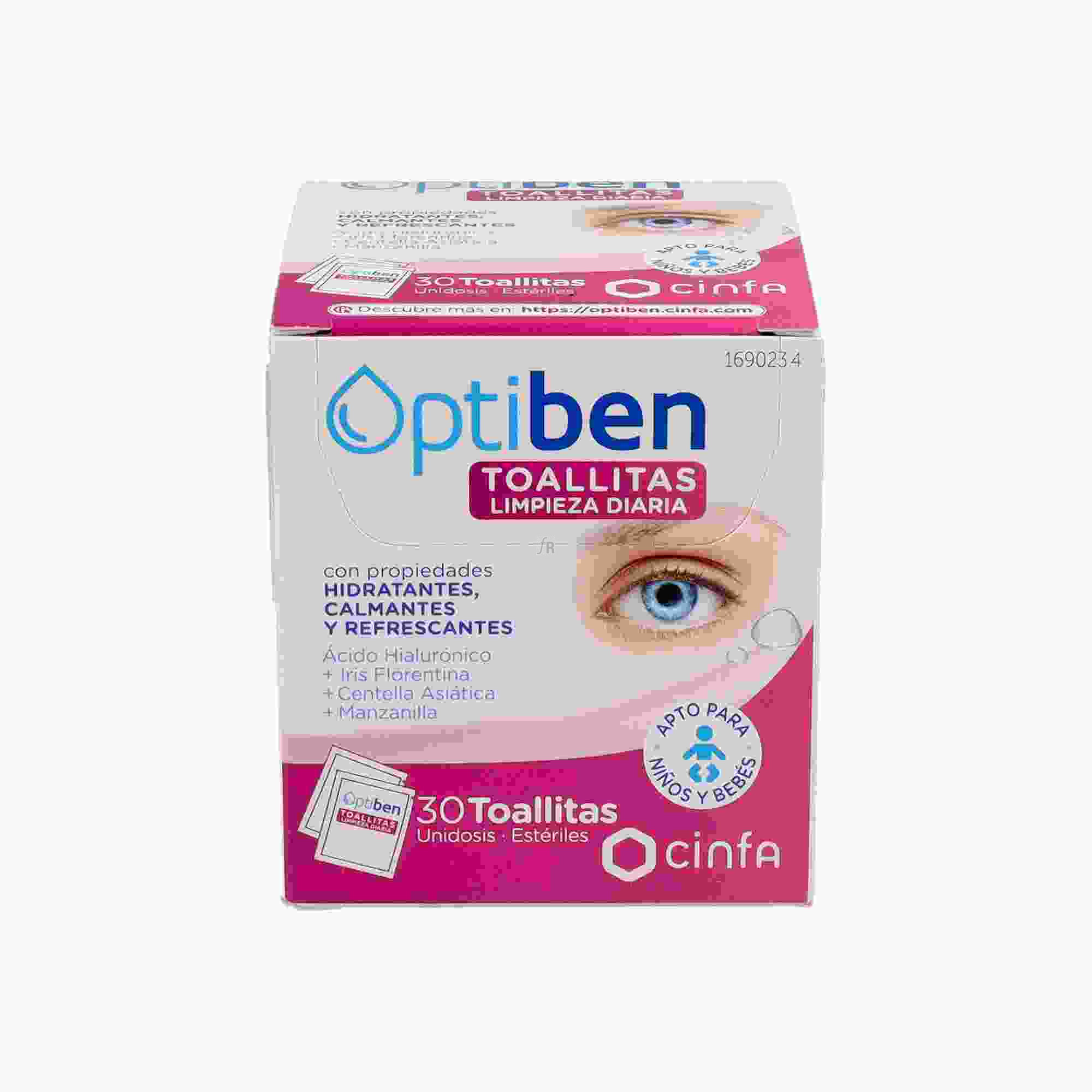 Optiben 30 Toallitas Unidosis