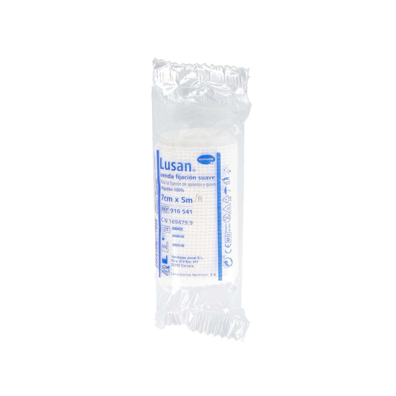 Venda De Gasa Hidrofila Cambric Lusan Fijacion S