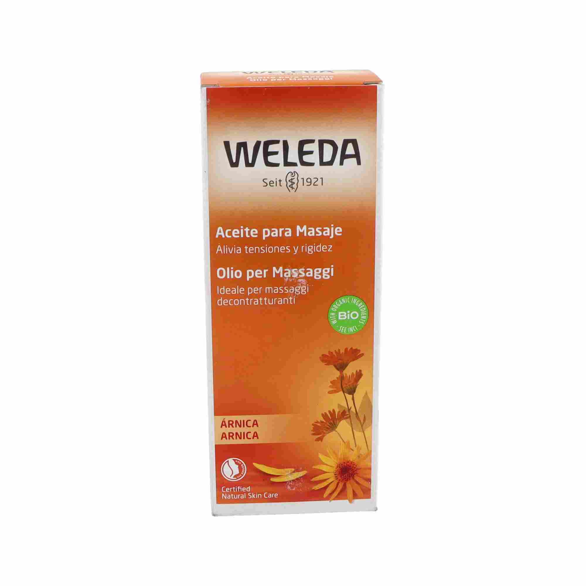 Weleda Aceite Para Masaje Con Árnica 100 Ml.