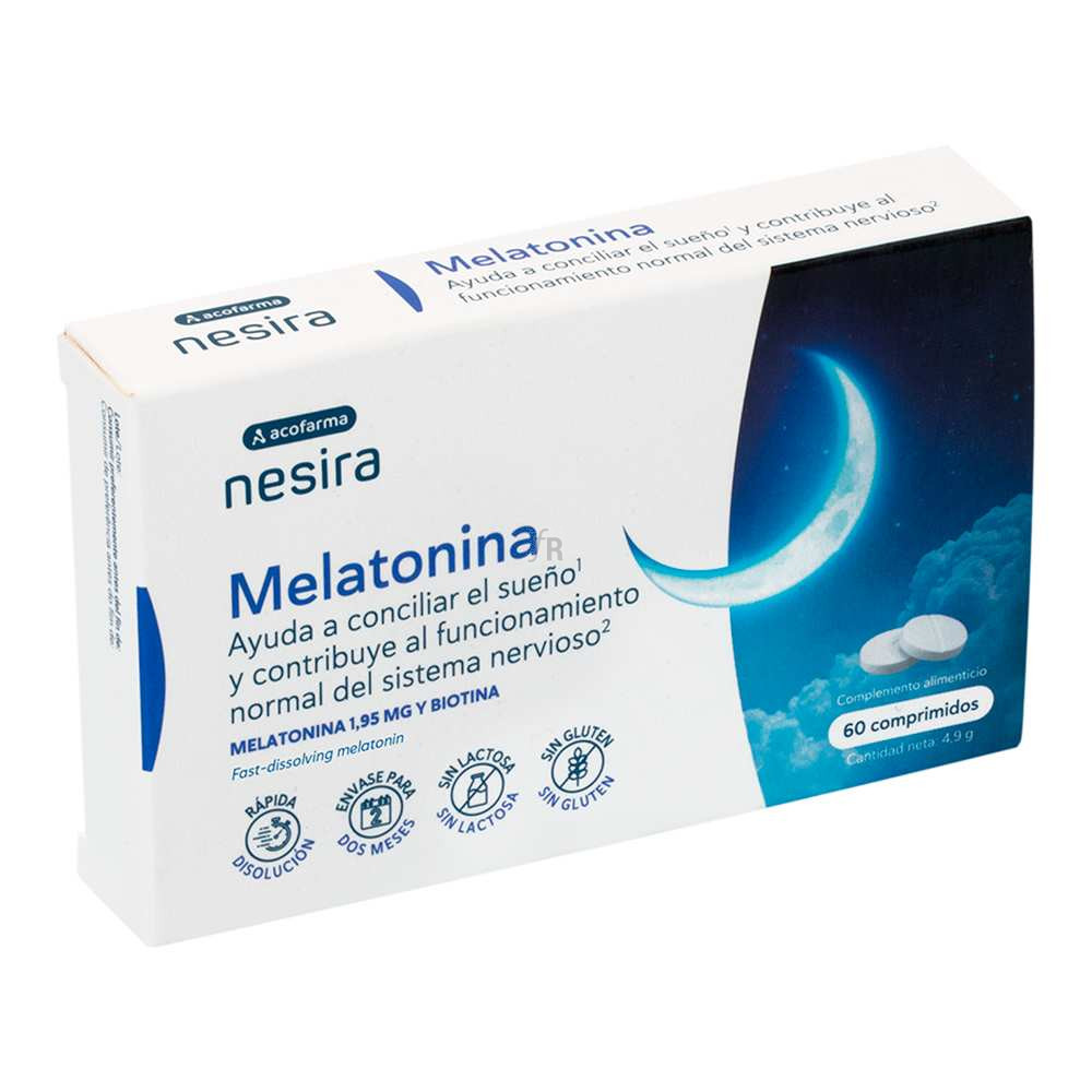 Acofarvital Melatonina 1.95 Mg 60 Comp Sublingual