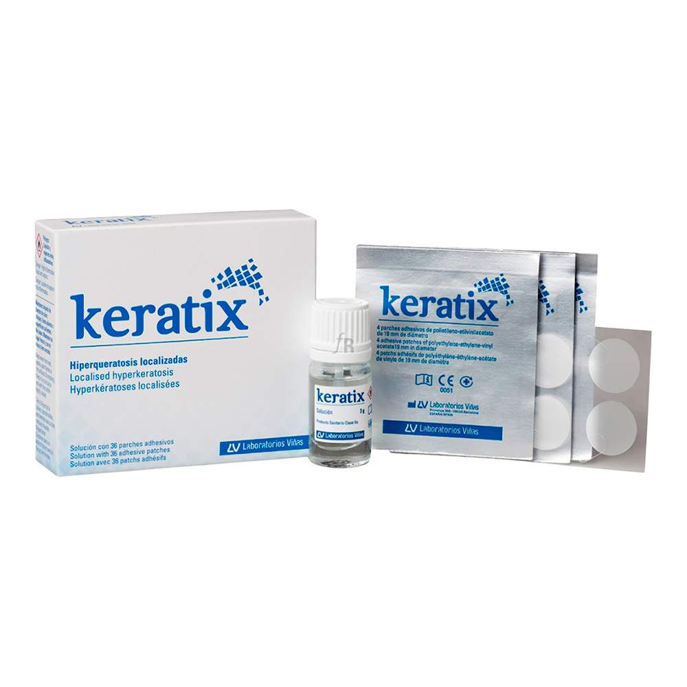 Keratix Solucion 25% Salic + 36 Parches Adh