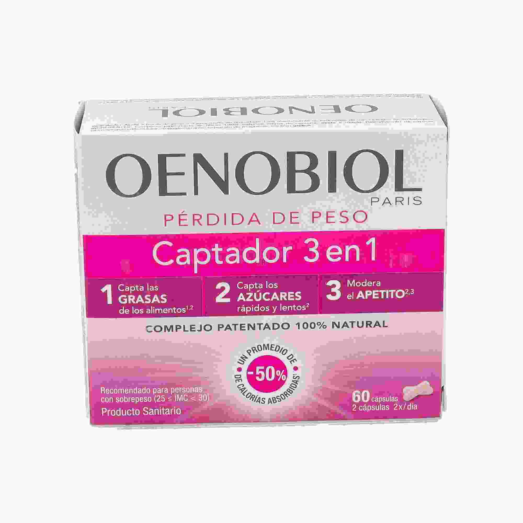 Oenobiol Captador 3 En 1 60 Caps