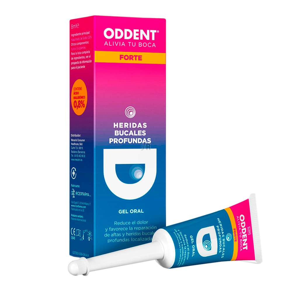 Oddent Forte Heridas Bucales Profundas Gel Oral 8 Ml.