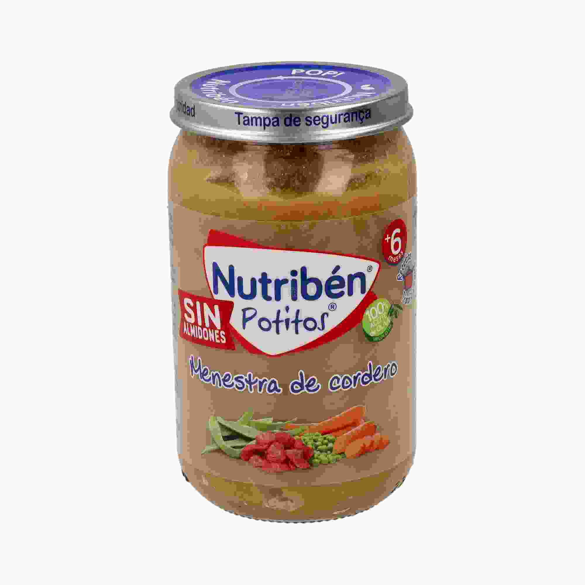 Nutriben Recetas Tradicionales Menestra De Cordero 1 Potito 235 G