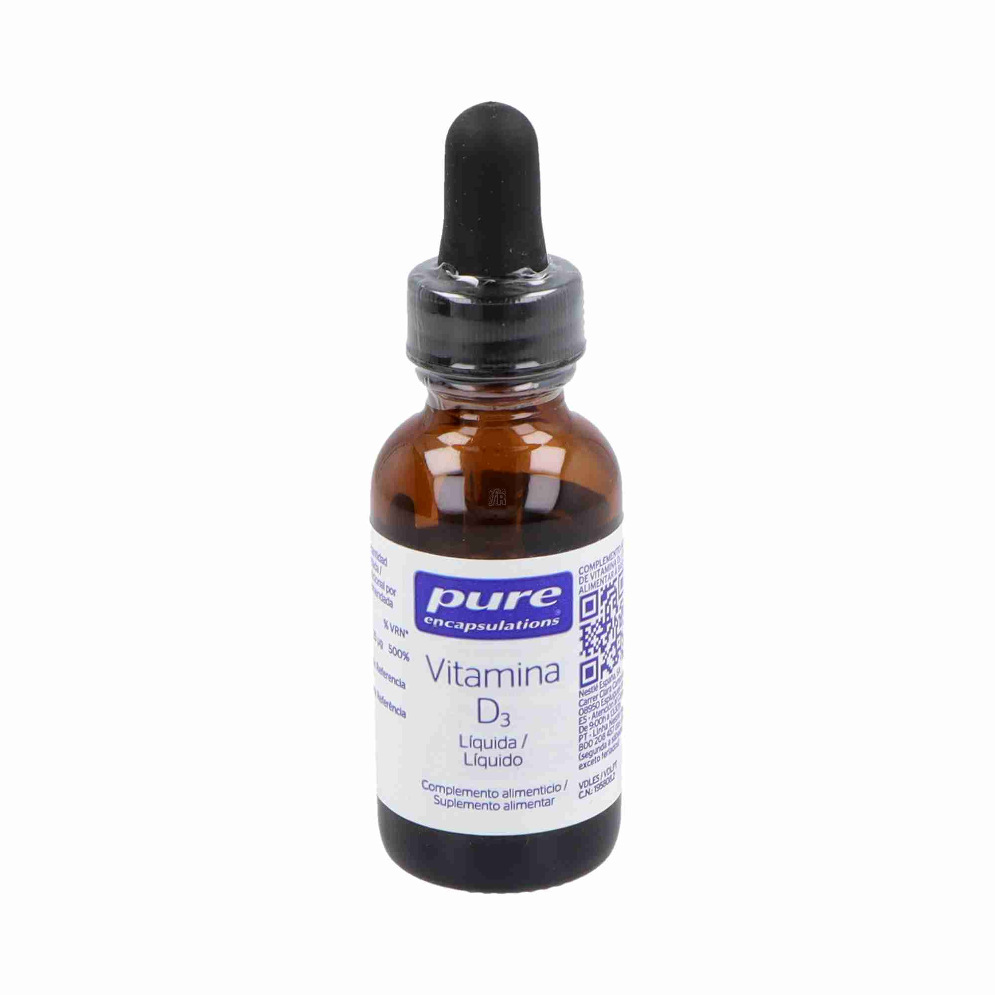 Pure Vitamin D3 Gotas 22Ml