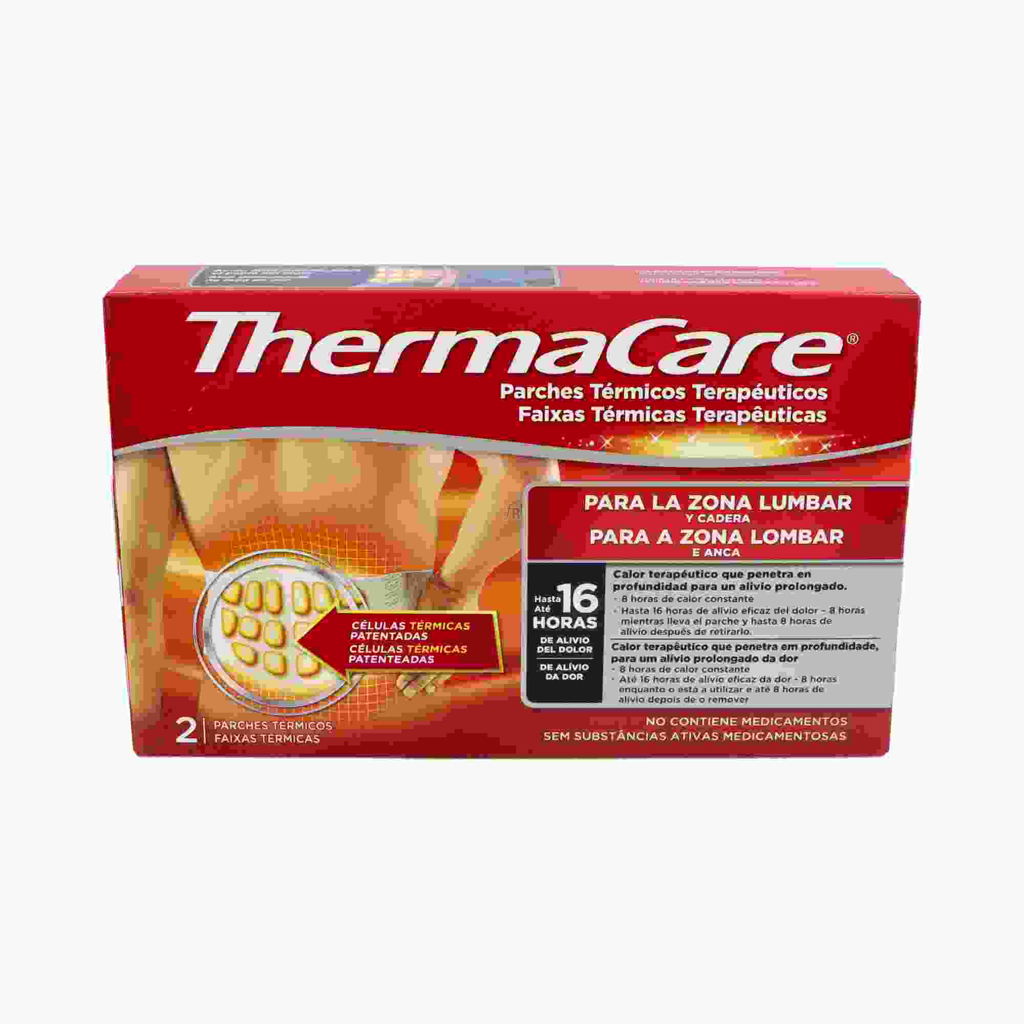 Thermacare Lumbar y Cadera 2 Parches