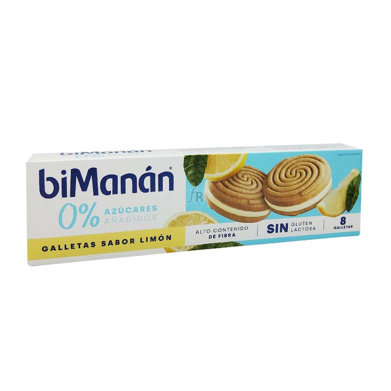 Bimanan Galletas Limon 8 Unidades