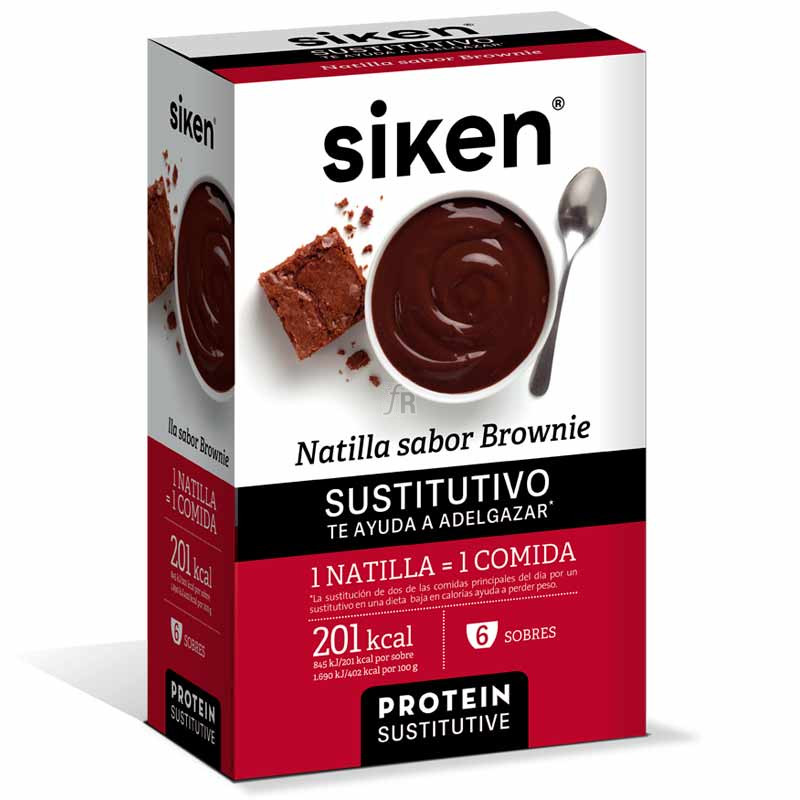 Siken Sust Natilla Brownie 6 Sobres