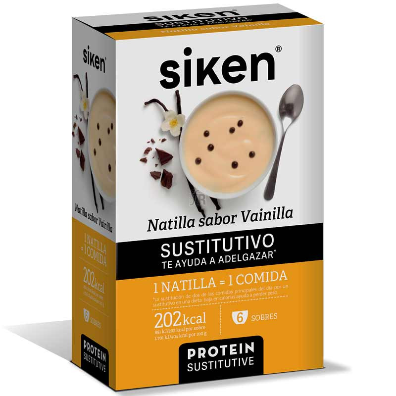 Siken Sust Natilla Vainilla 6 Sobres