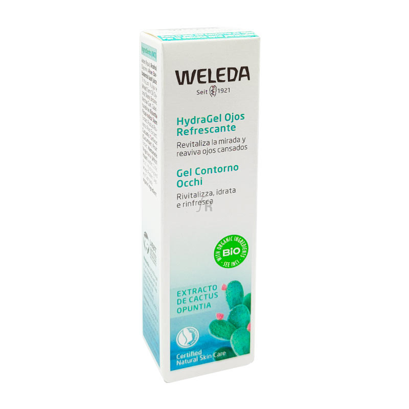 Weleda Hydragel Ojos Refrescante De Extracto De Cactus 10 Ml.