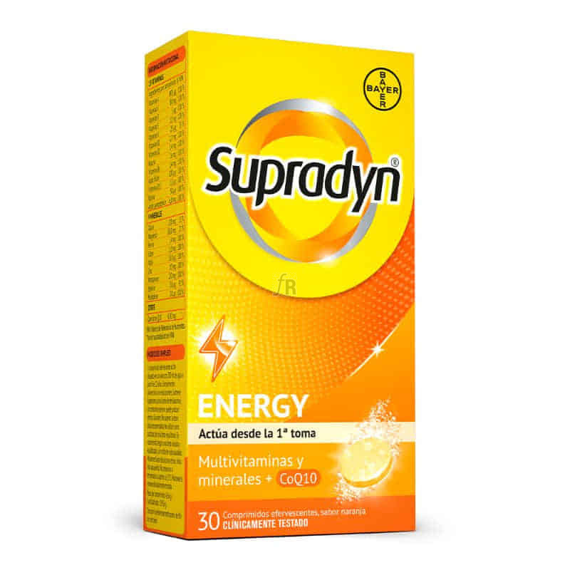 Supradyn Activo Efervescentes Vitaminas Energía 30 Comprimidos Efervescentes