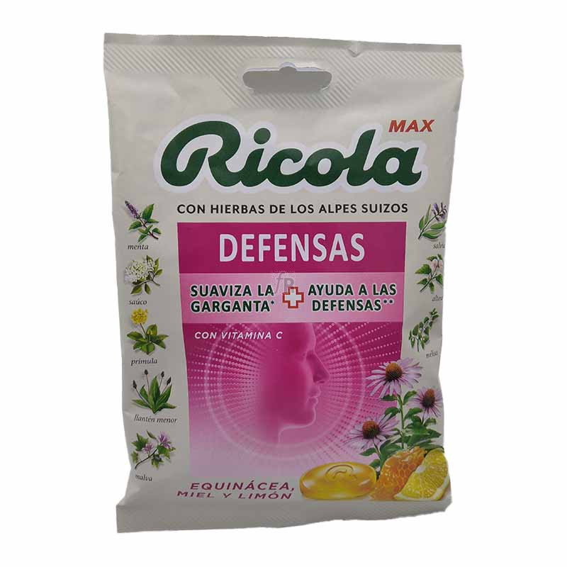 Ricola Max Bolsa Equinacea Miel Y Limon 70G