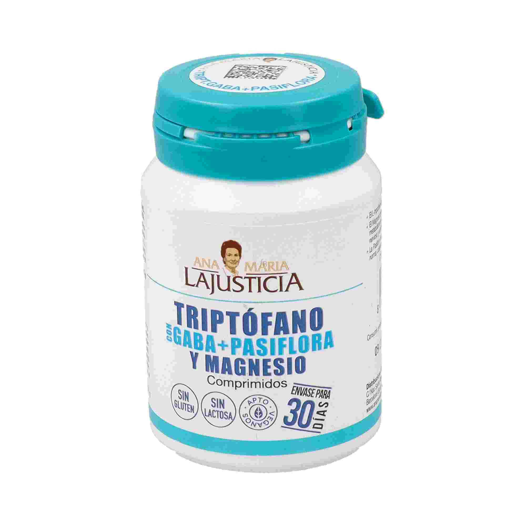 Ana María Lajusticia Triptófano con Gaba + Pasiflora y Magnesio 60 comp