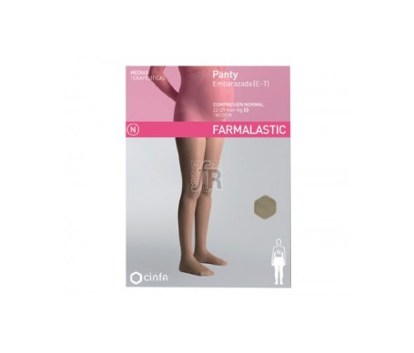 Farmalastic Panty Embarazada (E-T) Compresión Normal Talla Grande Beige - Farmacia Ribera