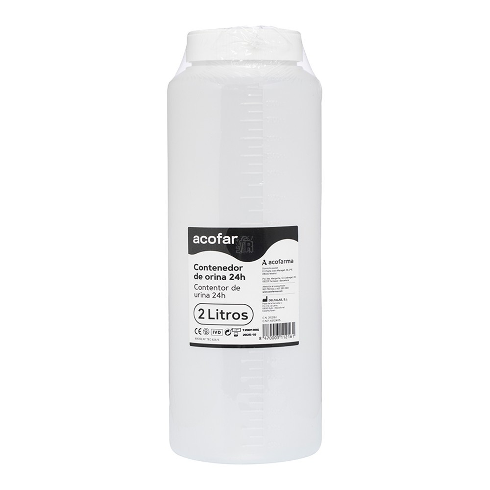 Envase Recog. Orina 24H Acofar 2L