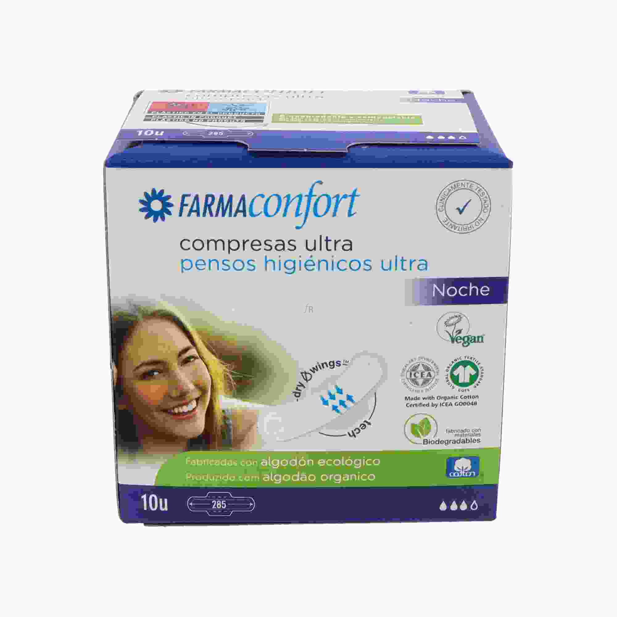 Compresa Hipoalerenica Farmaconfort Noche 10 Un