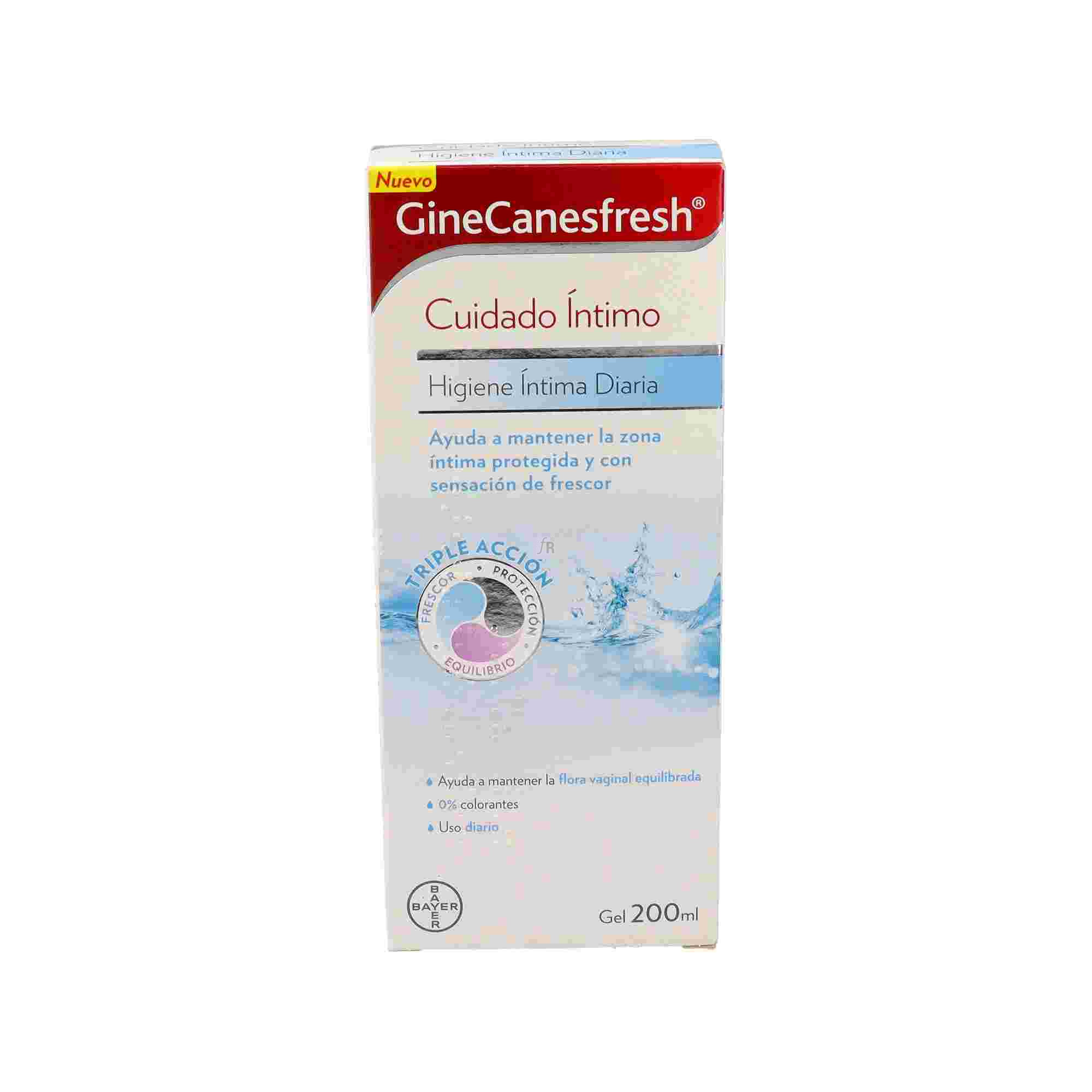 Bayer Ginecanesgel Gel Higiene Cuidado Íntimo Diario 200 Ml.