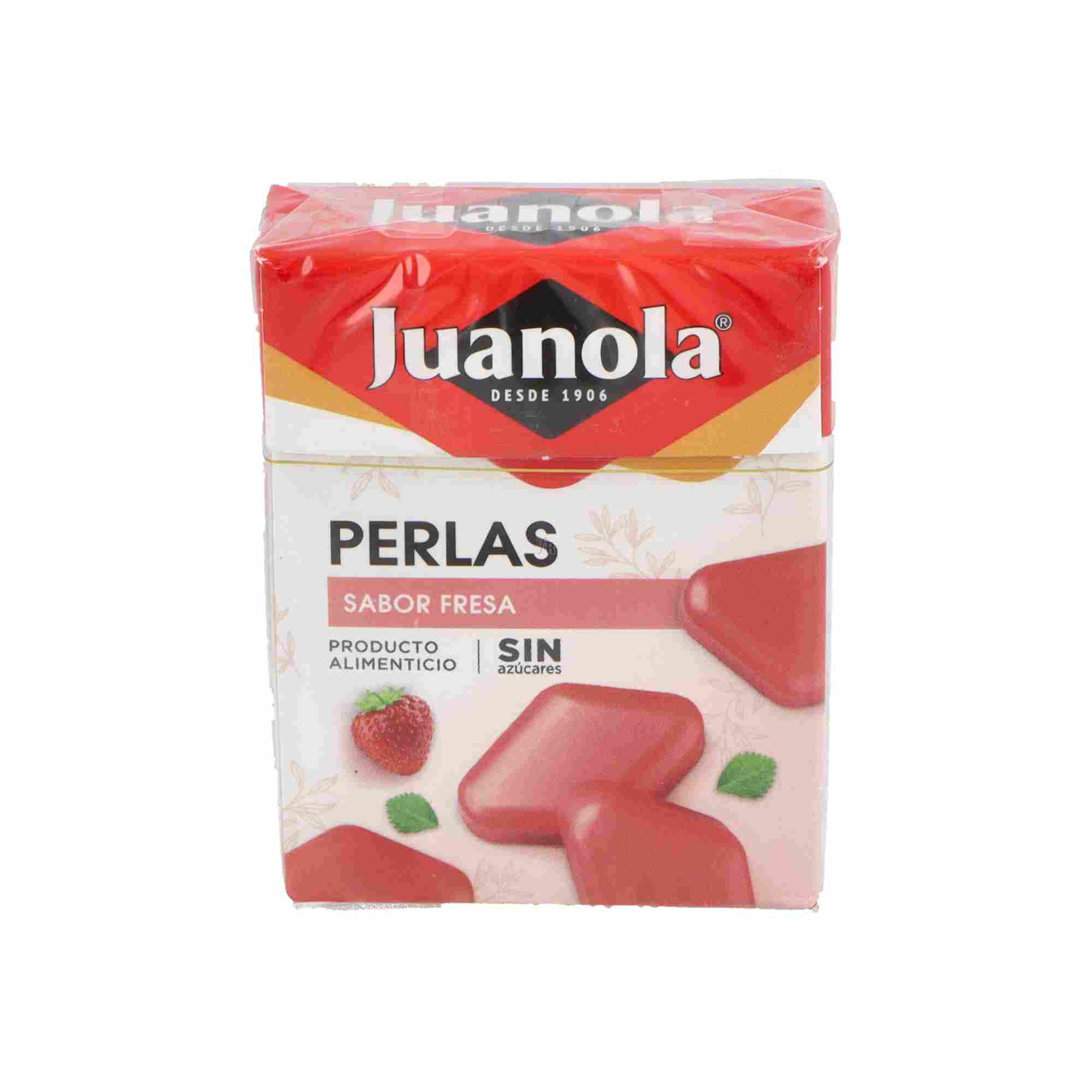 Perlas Juanola Fresa Mentolada 25 G