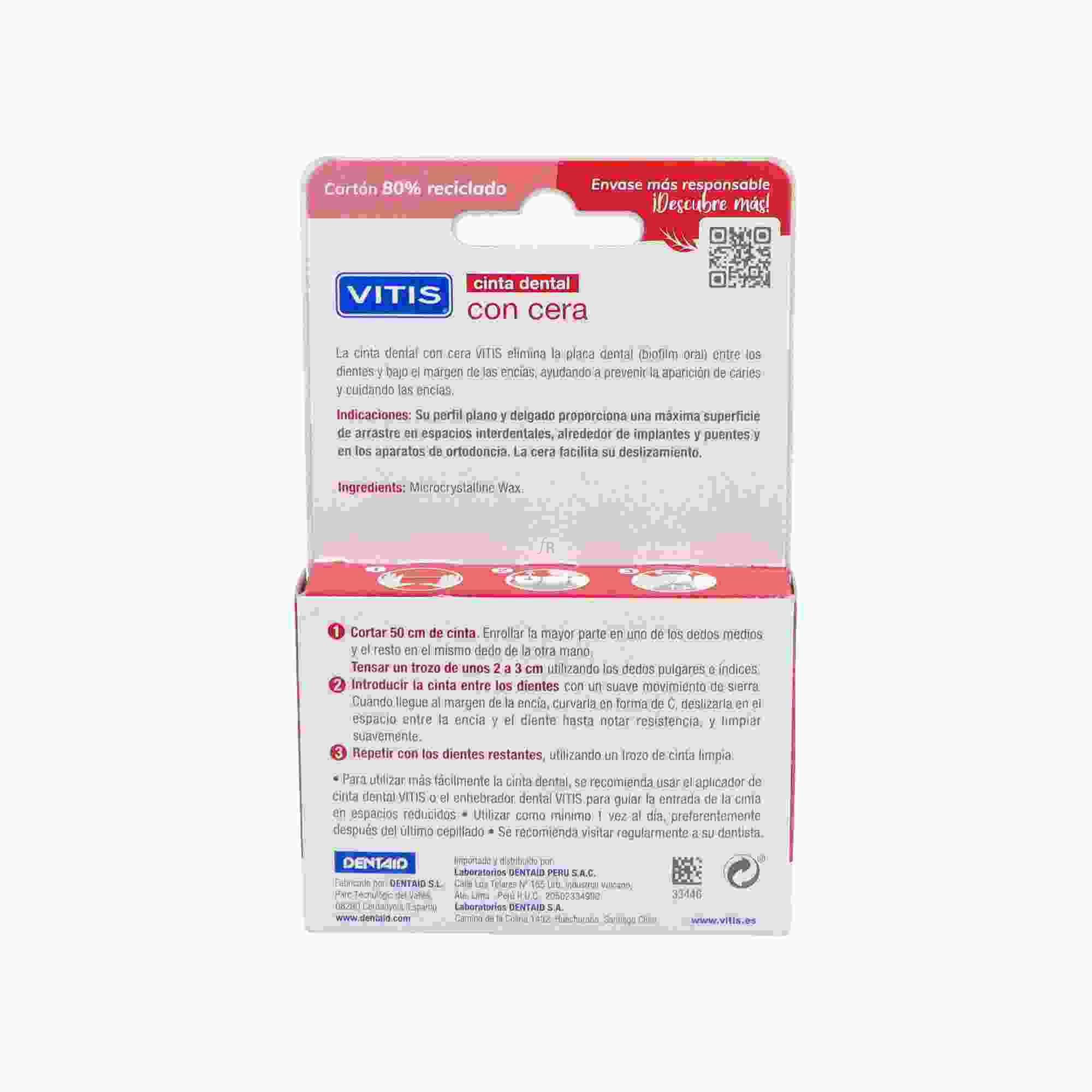 Vitis Cinta Dental con Cera