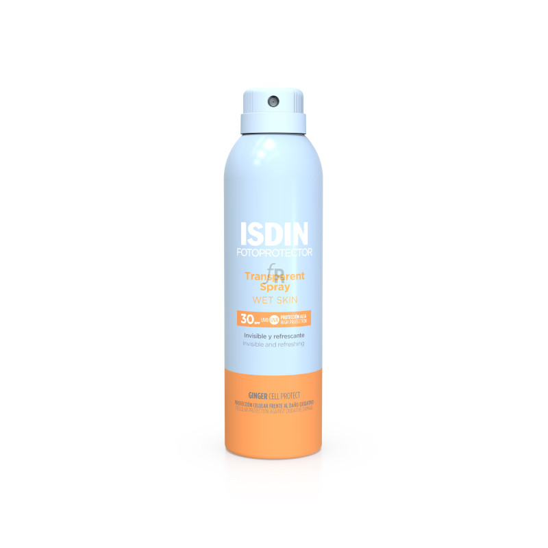 Isdin Wet Skin Transparente Spf30 200 Ml.