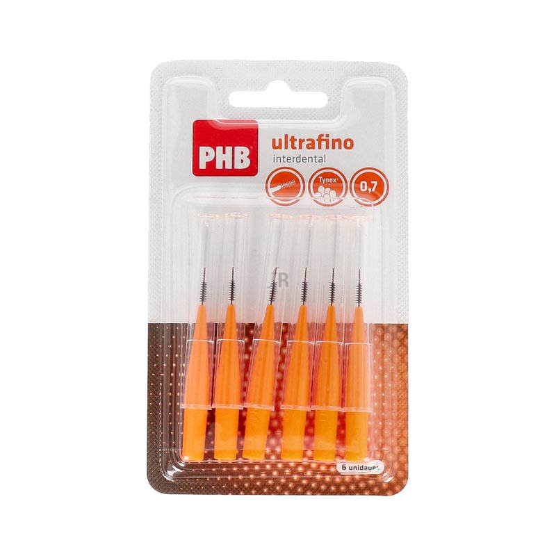 Cepillo Interdental Phb Ultrafino 0,7 Amarillo 6 U