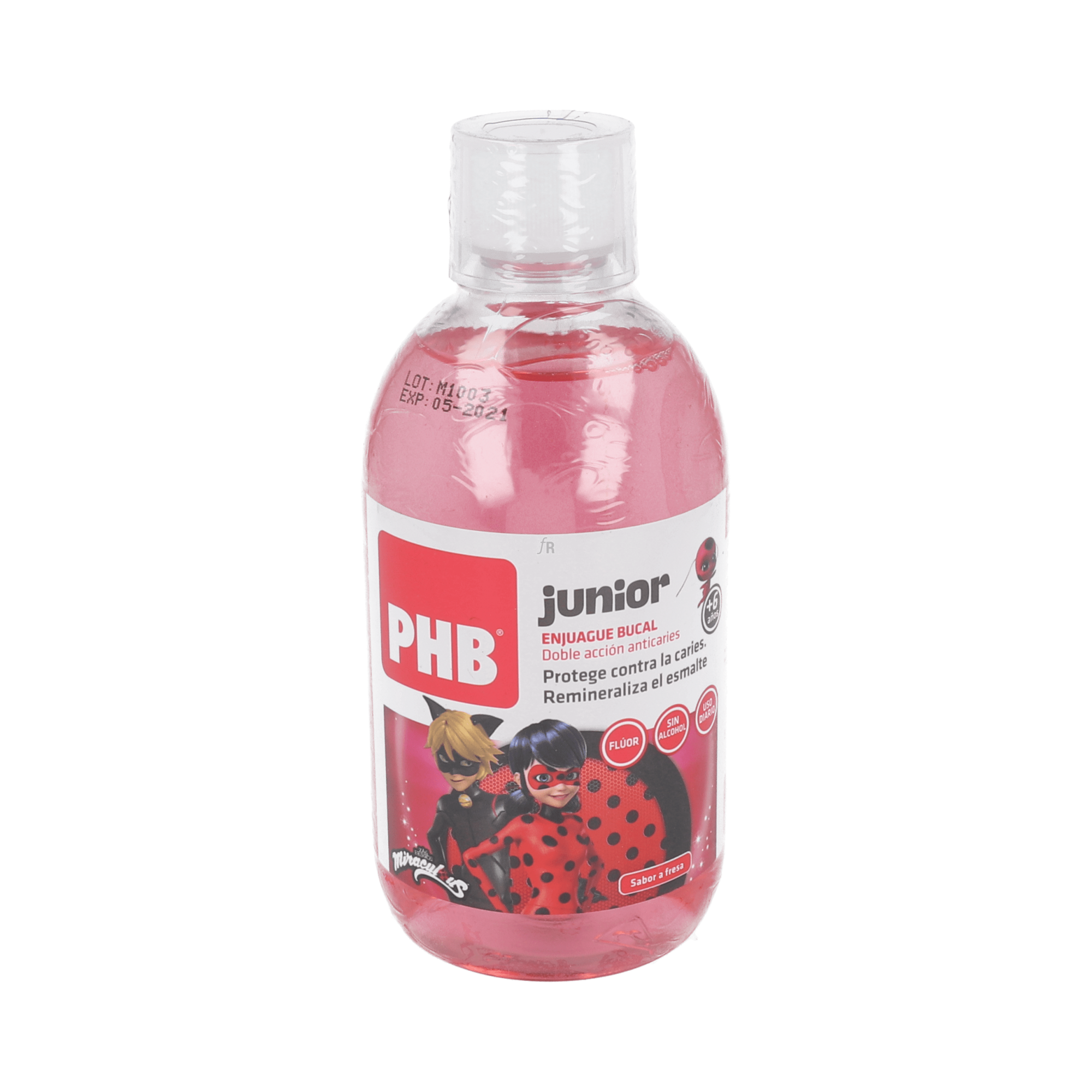 Enjuague Bucal Phb Junior  500 Ml Ladybug