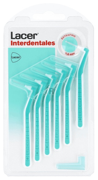 Interdental Angular Extrafino (6 Unidades) Verde 2X1 - Lacer