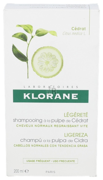Klorane Champu Energizante A La Pulpa De Cidra 2 - Pierre-Fabre