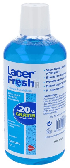 Lacerfresh Colutorio 500Ml. - Lacer