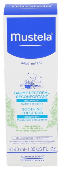 Mustela Bebe Balsamo Reconfortante Pectoral 40 Ml