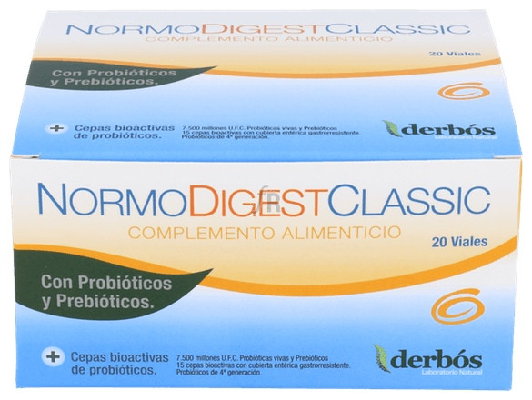 Normodigest Classic 20 Viales D´herbos