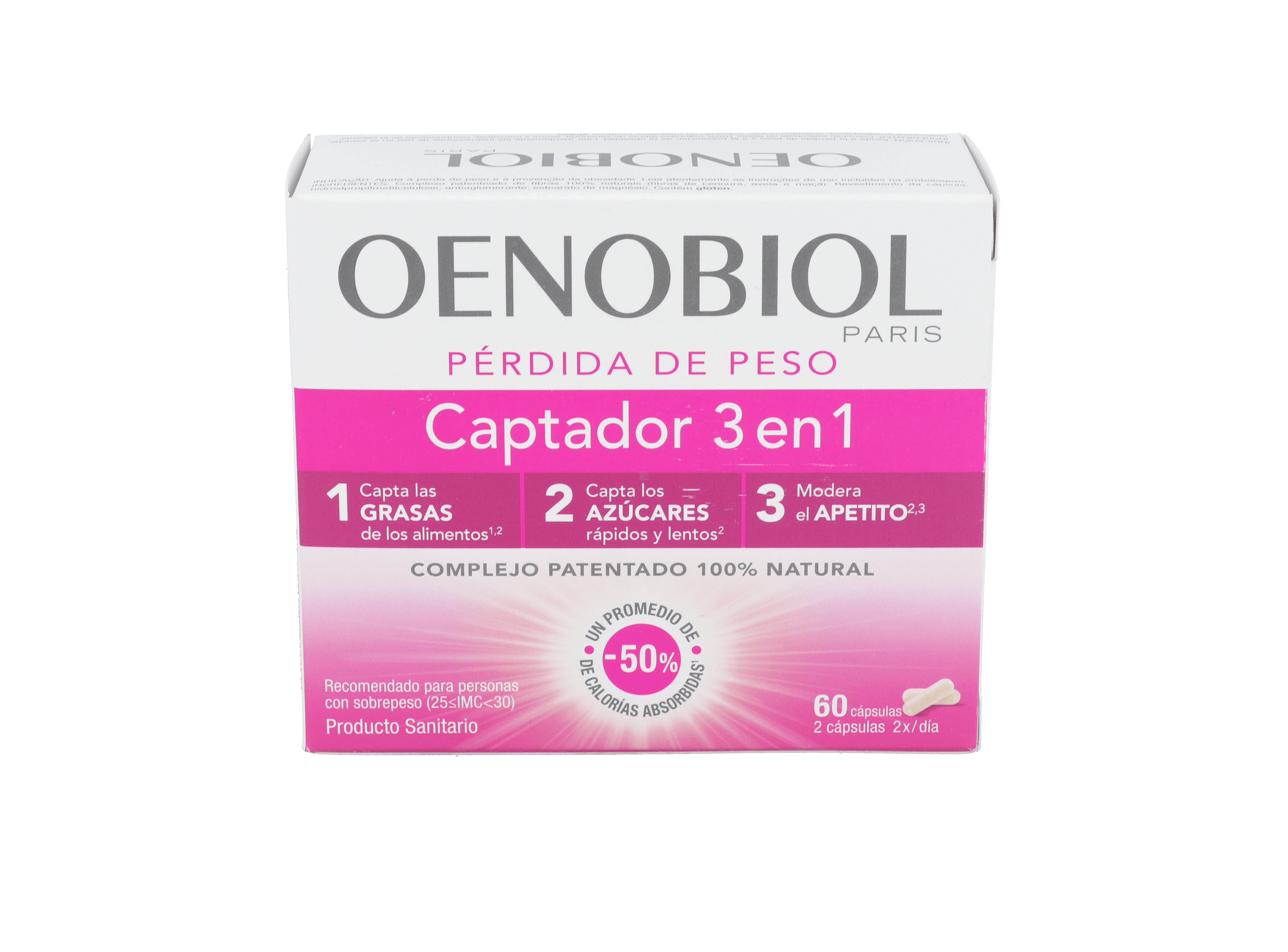Oenobiol Captador 3 En 1 60 Caps