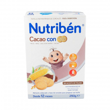 Nutriben Cacao Con Galletas Maria 250 Gr
