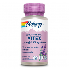 Solaray Vitex (Sauzgatillo) 60 Cápsulas
