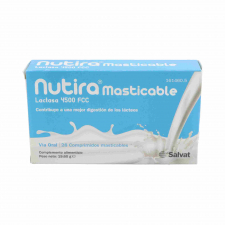 Nutira Masticable(Lactasa) 28 Comp