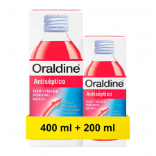 Pack Oraldine Colutorio Antiséptico 400ml + 200ml