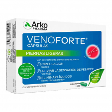 Venoforte Piernas Ligeras 30 Cápsulas