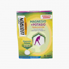 Leotron Magnesio + Potasio Angelini 54 Comprimidos Efervescentes