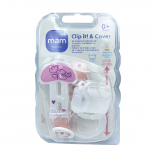 Mam Broche Para Chupete Y Cubierta De Proteccion Clip It! & Cover Azul