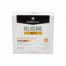 Heliocare 360º SPF 50+ Oil-Free Compact Protector Solar 1 Envase 10 G Color Bronze