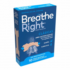 Tiras Nasales Breathe Right 10 Unidades Pequeñas