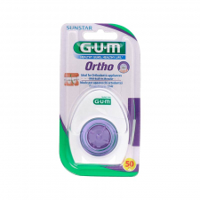 Gum Ortho Floss Sin Cera Ortodoncias Seda Dental