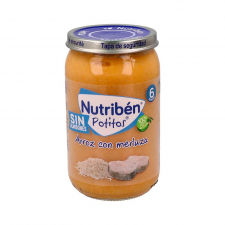 Nutriben Suprema De Merluza Con Arroz 1 Potito 235 G