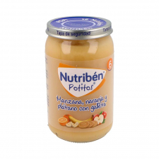Nutriben Manzana Naranja Platano Y Galleta 1 Potito 235 G
