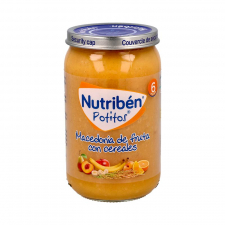 Nutriben Macedonia De Fruta Con Cereales 1 Potito 235 G