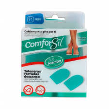 Taloneras Forradas Descanso Comforsil Silicona 2 Unidades Talla L Ccf214L