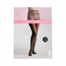 Panty Comp Ligera Farmalastic 40 Den Negro T- Eg