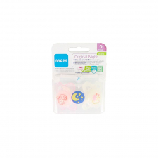 Chupete Silicona Simetrica Mam Original Night 0+ R 2 U Pack Doble